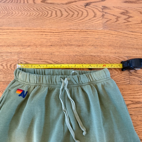 NWT Aviator Nation Bolt Stitch Sweatpants in Faded Army (Size S) - Picture 6 of 10
